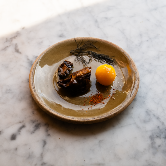 3. Smoked Oysters and Yolk
